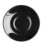 Café CU962 Flat White Saucers Black 135mm (Pack of 12)