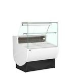 Image of TAVIRA II 100F 980mm Wide Flat Glass Serve Over Counter Display Fridge