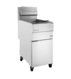 HU199 23 Ltr Natural Gas Freestanding Single Tank Fryer (2 x Baskets)