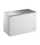 Image of CF 31S XLE 300 Ltr White Low-Energy Chest Freezer With Stainless Steel Lid