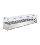 G-Series G610 8 x 1/4GN Refrigerated Countertop Food Prep Display Topping Unit