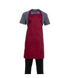 Image of A557 Bib Apron Burgundy