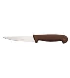 E4107A Vegetable Knife 4 inch Blade Brown