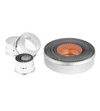 E019 Mild Steel Fluted Pastry Cutters (Pack of 11)