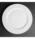 CG011 Classic White Wide Rim Plate