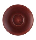 Image of FS892 Stonecast Patina Cappuccino Saucer Red Rust 159mm (Pack of 12)
