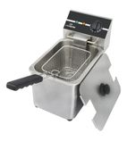 HED242 4 Ltr Single Tank Countertop Electric Fryer