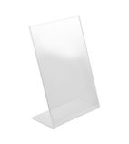 Image of CC445 Slanted Clear Acrylic Menu Holder A4