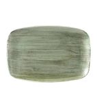 Patina FD868 Oblong Plates Burnished Green 343x235mm (Pack of 6)