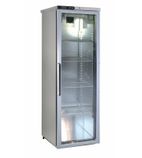 Xtra XR415G 410 Ltr Upright Single Glass Door Stainless Steel Display Fridge With Light