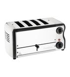 Esprit CH181 4 Slice Chrome Toaster Chrome With Elements & Sandwich Cage