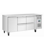 U-Series UA103 465 Ltr 1 Door & 4 Drawer Stainless Steel Refrigerated Prep Counter