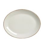 VV1317 Brown Dapple Oval Coupe Plates 305mm (Pack of 12)