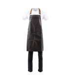 Image of Urban Boulder BB020 Bib Apron Brown & Black