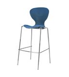 Stacking Blue Plastic High Stool (Pack of 4) - GP516
