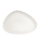 DY129 Chefs Plates Triangular Plates White 356mm