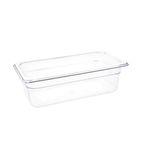 Image of U233 Polycarbonate 1/3 Gastronorm Container 100mm Clear