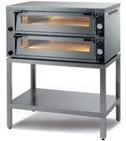 PO630-2 12 x 12" Electric Countertop Twin Deck Pizza Oven