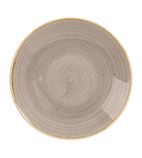 Super Vitrified Stonecast CY826 Deep Coupe Plates Grey 255mm (Pack of 12)