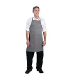 Image of B192 Bib Apron Grey