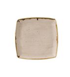 Churchill Stonecast Deep Square Plate Nutmeg Cream 260 x 260mm