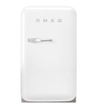 Image of 50s Style FAB5RWH6 40 Ltr White Solid RH Hinge Door Hotel Minibar Fridge