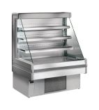 Image of Mandy FP979-100 1000mm Wide Stainless Steel  Multideck Display Fridge With Nightblind