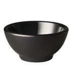 GF147 Pure Melamine Black Round Bowl
