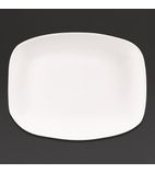 X Squared DW341 Oblong Plates White 202 x 261mm (Pack of 12)