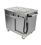 MSB9 1005mm Wide Mobile Hot Cupboard With Bain Marie Top
