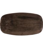 Patina DR659 Rectangular Plates Black 355mm (Pack of 6)