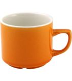 New Horizons M821 Colour Glaze Maple Tea Cups Orange 199ml