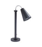 VV3481 DWH Modern Single Heat Lamp Black EU Plug 457mm