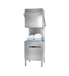 H615W-10D 500mm 18 Plate WRAS Approved Passthrough Dishwasher With Drain Pump, Break Tank And Rinse Boost Pump