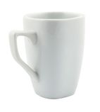 BH496 Porcelain Rounded Square Mugs White 255ml (Pack of 12)