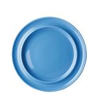 Image of DW141 Raised Rim Plates Blue 253mm (Pack of 4)