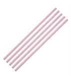 FB139 Paper Straws Pink 210mm (Pack of 250)