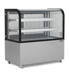 DC470 1516mm Wide Curved Front Mobile Serve Over Counter Display Fridge