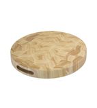 C488 Round Wooden Chopping Board 400mm