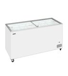 IC501SC 491 Ltr White Display Chest Freezer With Glass Lid