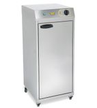 HVC60 GN 425mm Wide Mobile Hot Cupboard With Plain Top