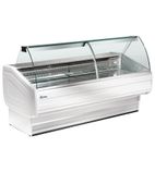 Melody MY200B 2000mm Wide Curved Glass Serve Over Deli Counter Display Fridge