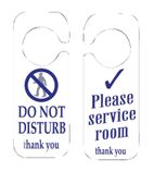 W346 Do Not Disturb and Please Service Room Sign (Pack of 10)