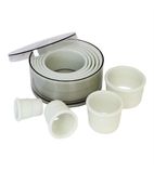 GT141 Plain Round Pastry Cutters (Pack of 9)