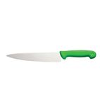 E6511A Chefs Knife 10 inch Blade Green
