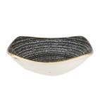 Studio Prints HC842 Homespun Square Bowls  Charcoal Black 175mm