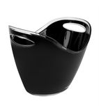 CF311 Acrylic Wine & Champagne Bucket Black 6 Ltr