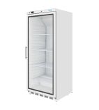 C-Series CZ787 600 Ltr Upright Single Glass Door White Display Fridge