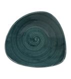 Patina FA597 Triangular Bowls Rustic Teal 21oz 235mm (Pack of 12)