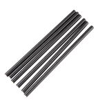 FP441 Individually Wrapped Paper Cocktail Stirrer Straws Black 140mm (Pack of 250)